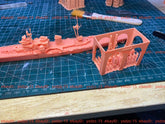 3d Printed 1/700 Italian Duca Degli Abruzzi Class Cruisers(full Hull/waterline)
